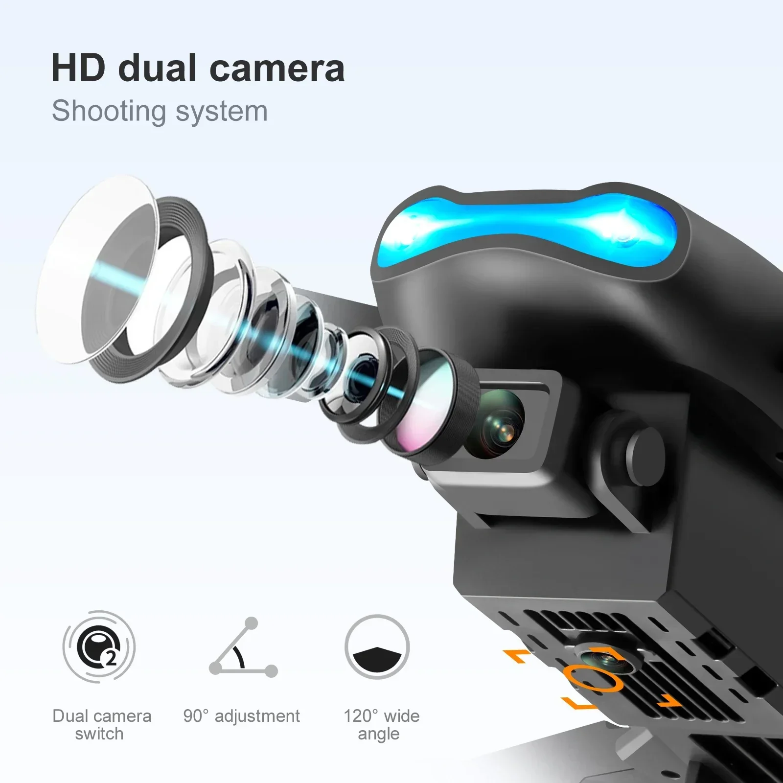 Nuevo Dron E99 Pro HD 4K con c - Drone Camera Professional reseña y precio