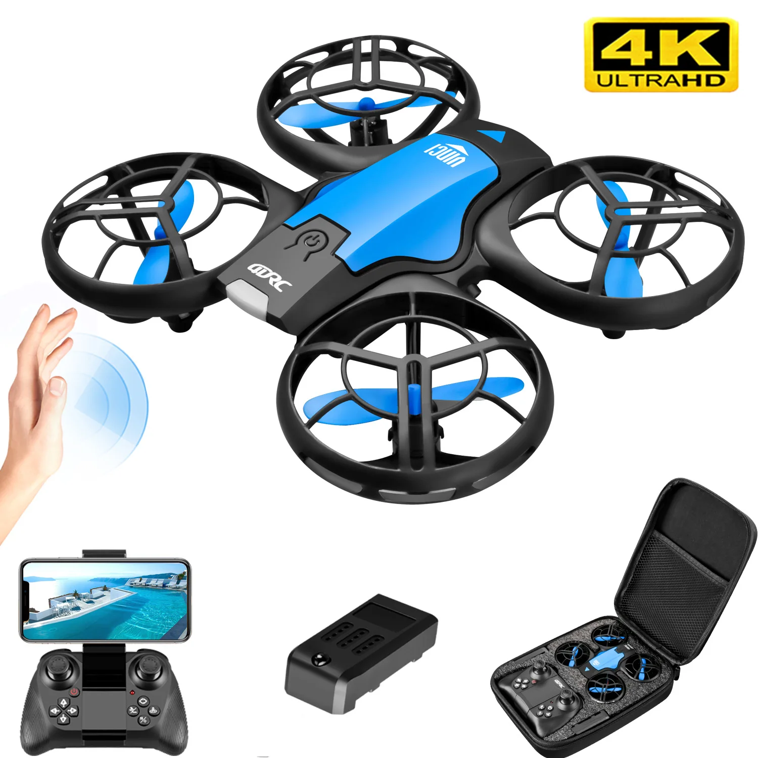 Nuevo Mini Dron V8 4K Profesio - Drone Camera Professional reseña y precio