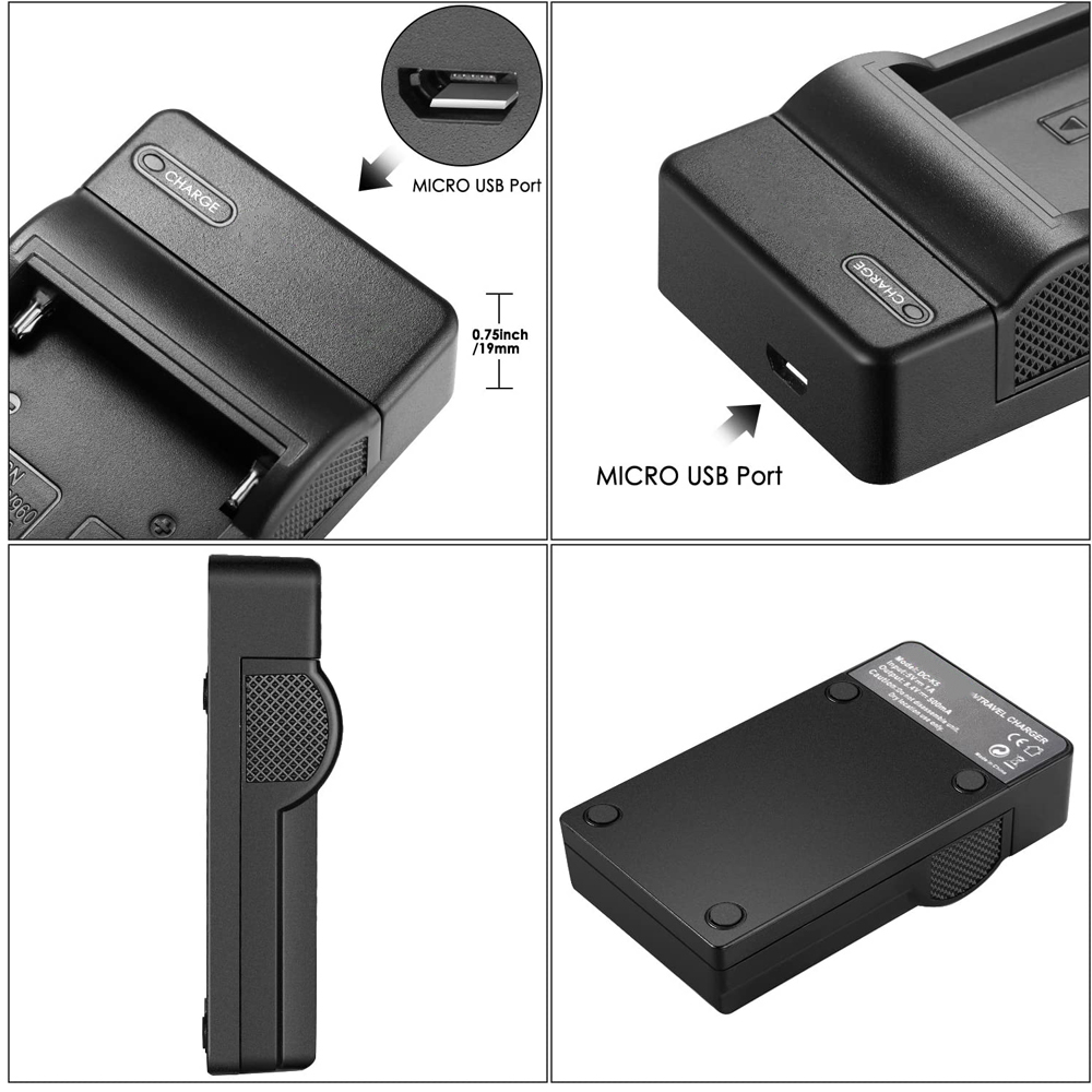 Cargador USB para Sony NP F550 - Canon Camera Eos R50 reseña y precio
